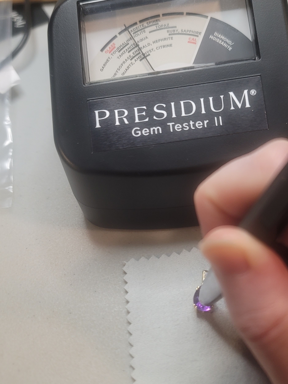 Amethyst Teardrop Pendant - Picture 4 of 4